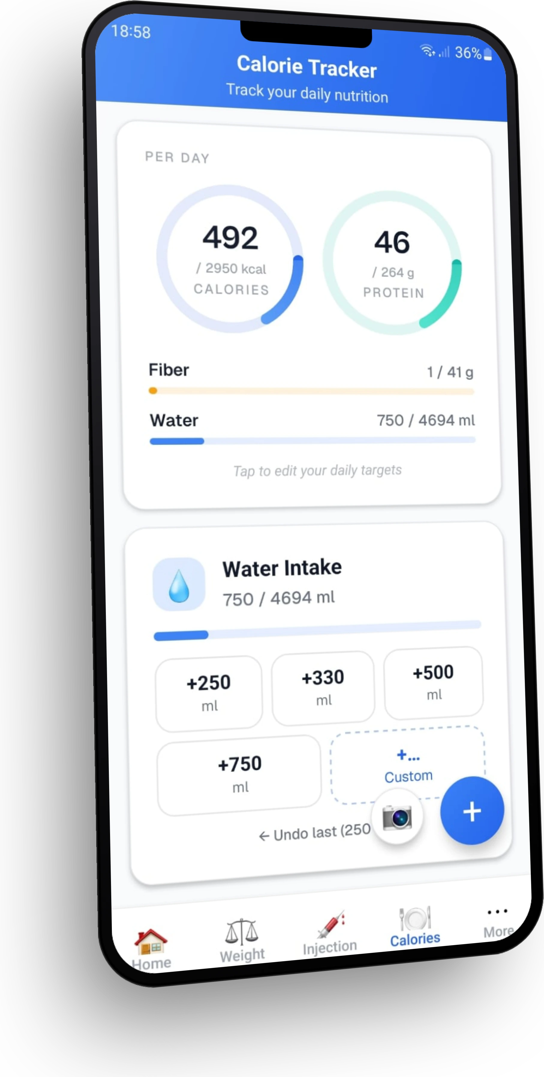 GLP1-GO Calorie Tracker